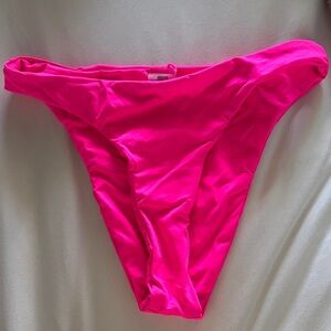 NWOT Good American Vibrant Pink Swim Bottom